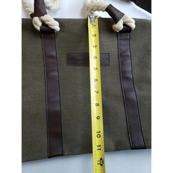 Tommy Bahama - Weekend Duffel Bag With Shoulder Strap Rope Handle - Picture 6 of 10